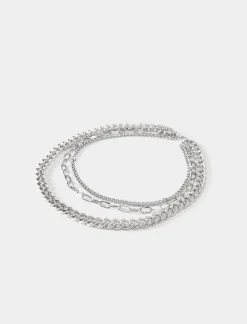 Uomo Piazza Italia Uomo<Collana da uomo catene varie dimensioni -