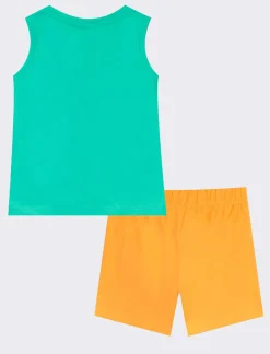 Piazza Italia Neonato<Completo canotta e pantaloncini, con stampa personaggi -