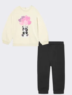 Piazza Italia Neonata<Completo due pezzi composto di felpa girocollo e pantaloni -