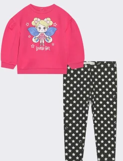 Piazza Italia Neonata<Completo felpa manica lunga e leggings -