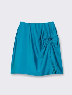 Donna Piazza Italia Donna<Copricostume gonna con anello -