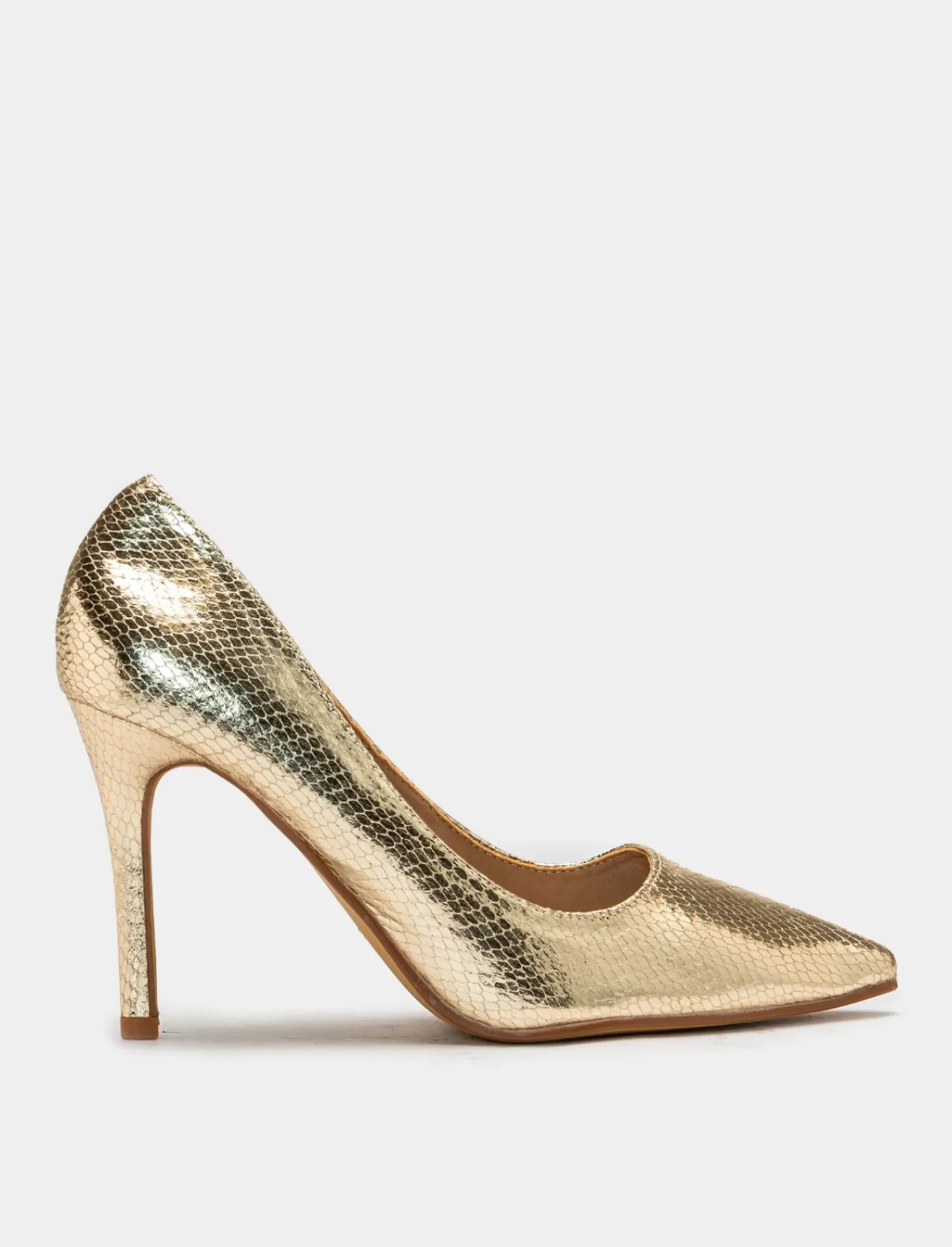 Donna Piazza Italia Donna|DéColletè<Décolletè dorato a punta con tacco a spillo -