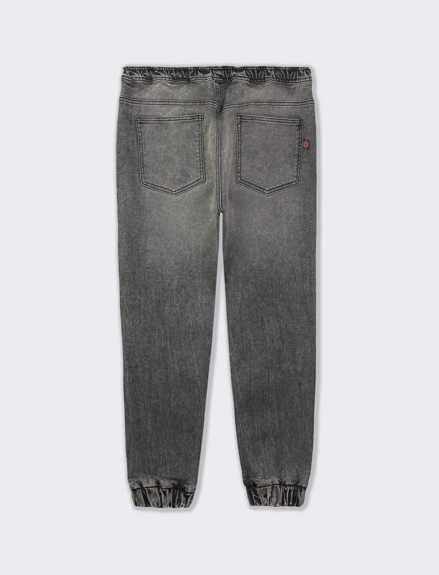 Uomo Piazza Italia Uomo|Jeans<Denim con vita elasticizzata regolabile con laccio -