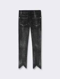 Piazza Italia Bambina|Jeans<Denim da bambina in cotone elasticizzato, vestibilità aderente - Grigio