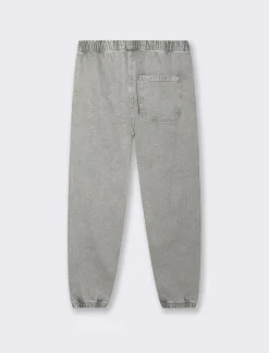 Uomo Piazza Italia Jeans<Denim jogger con vita elasticizzata effetto slavato -