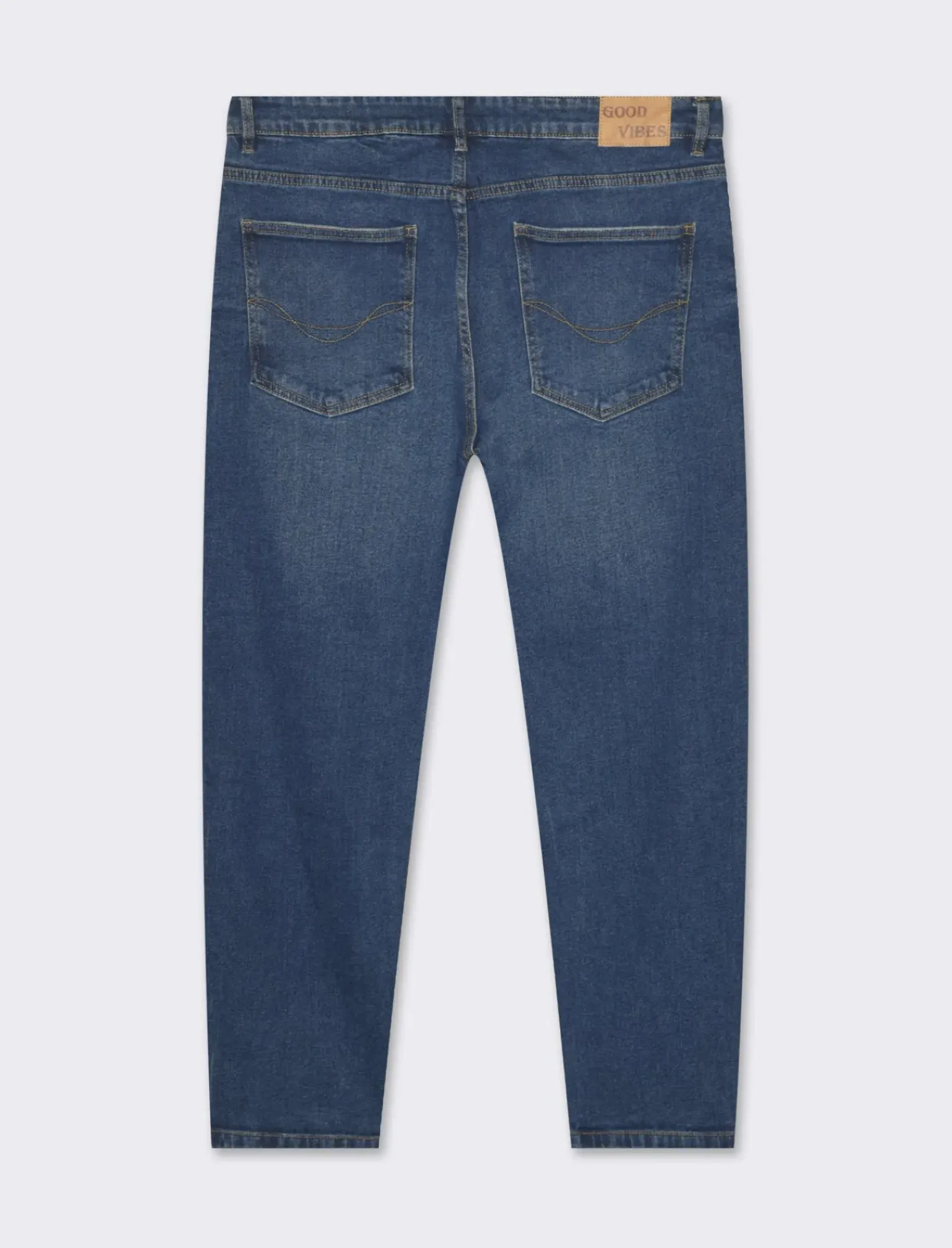 Uomo Piazza Italia Uomo|Jeans<Denim straight fit a cinque tasche - DENIM SCURO