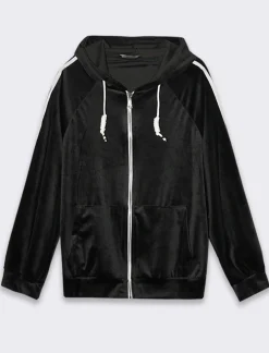 Donna Piazza Italia Donna|Maglieria<Falpa con cappuccio e tasca marsupio sul davanti -