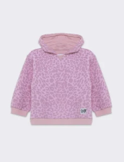 Piazza Italia Neonata<FELPA A FANTASIA CON CAPPUCCIO - Rosa