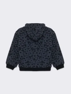 Piazza Italia Neonata<FELPA A FANTASIA CON CAPPUCCIO - Nero