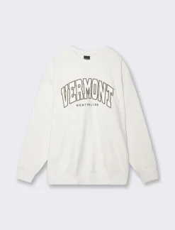 Donna Piazza Italia Felpe<Felpa a girocollo con spalla morbida e manica ampia - Avorio