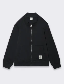 Bambino Piazza Italia Bambino|Felpe<Felpa aperta avanti con collo in rib, disponibile in 3 varianti colore -