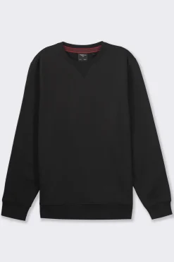 Uomo Piazza Italia Uomo|Felpe<Felpa basic regular fit in misto cotone garzato -