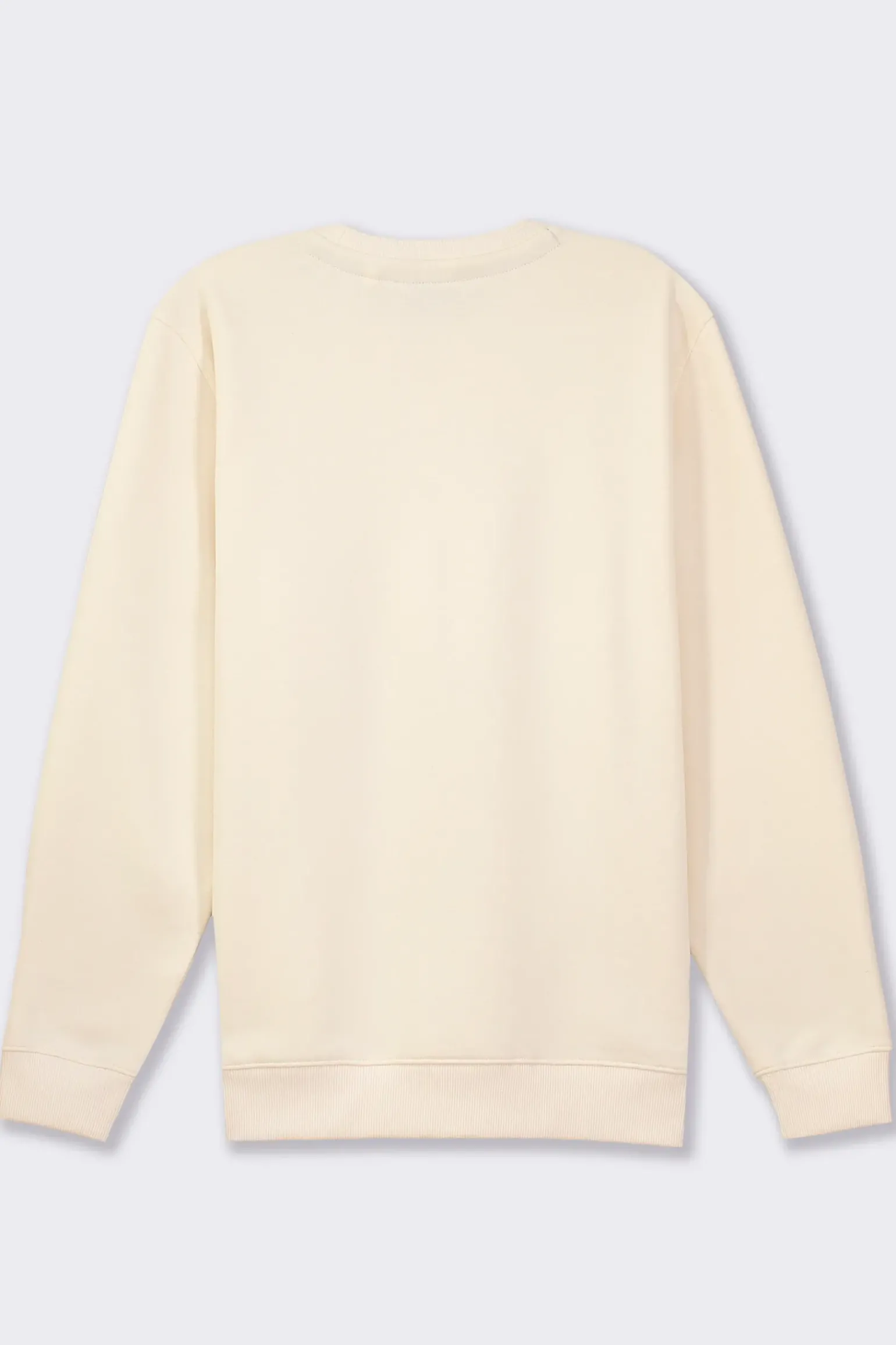 Uomo Piazza Italia Uomo|Felpe<Felpa basic regular fit in misto cotone garzato - latte