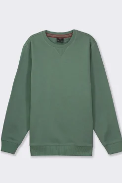 Uomo Piazza Italia Uomo|Felpe<Felpa basic regular fit in misto cotone garzato -