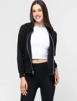 Donna Piazza Italia Donna|Felpe<Felpa basica con leggera garzatura interna e chiusra zip -