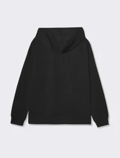 Piazza Italia Felpa basica con leggera garzatura interna e chiusra zip - Nero Clearance