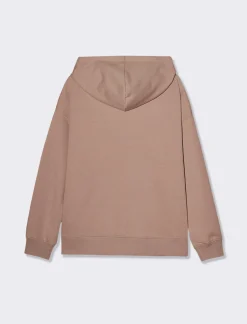 Donna Piazza Italia Donna|Felpe<Felpa basica con leggera garzatura interna e chiusra zip - castoro