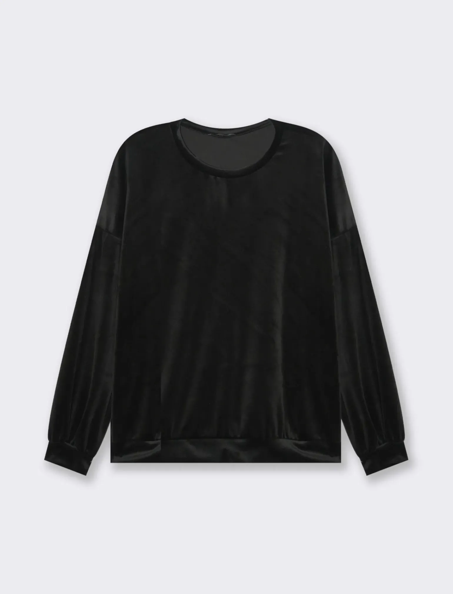 Donna Piazza Italia Maglieria<Felpa basica girocollo a manica lunga con vesibilità regular -