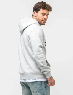 Uomo Piazza Italia Felpe<Felpa cappuccio in misto cotone garzato regular fit - mel.