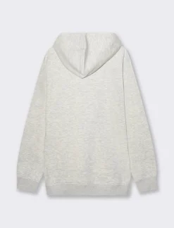 Uomo Piazza Italia Felpe<Felpa cappuccio in misto cotone garzato regular fit - mel.