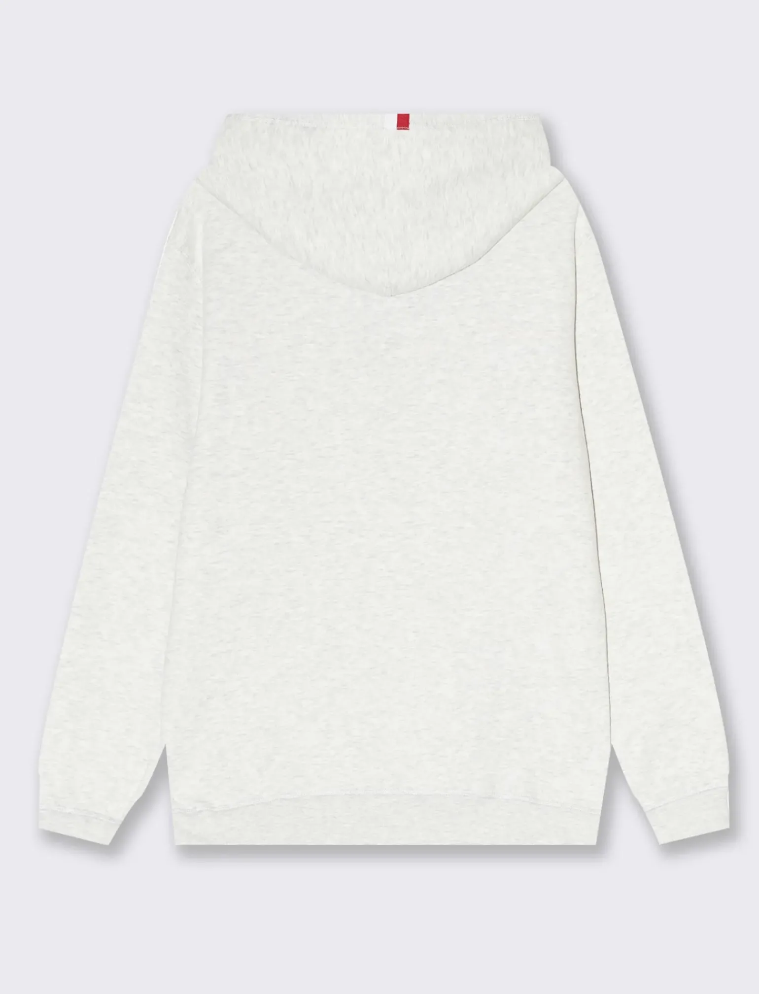 Uomo Piazza Italia Felpe<Felpa cappuccio in misto cotone garzato regular fit con ricamo sul davanti - Grigio mel.