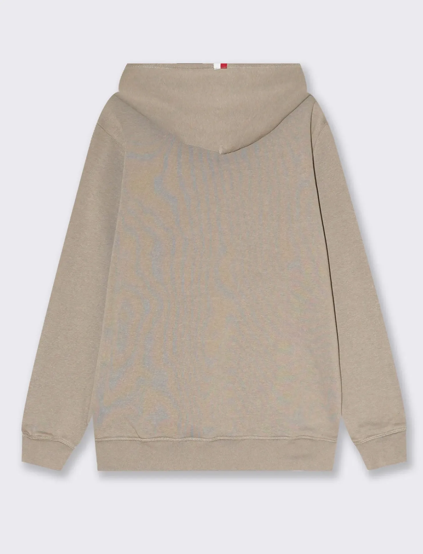 Piazza Italia Felpa cappuccio in misto cotone garzato regular fit con ricamo sul davanti - Verde kaki Fashion