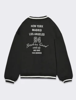 Bambino Piazza Italia Bambino|Felpe<Felpa con abbottonatura frontale e stampe -