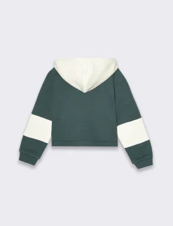 Piazza Italia Neonato|Felpe<Felpa con bottoncini a pressione e cappuccio -