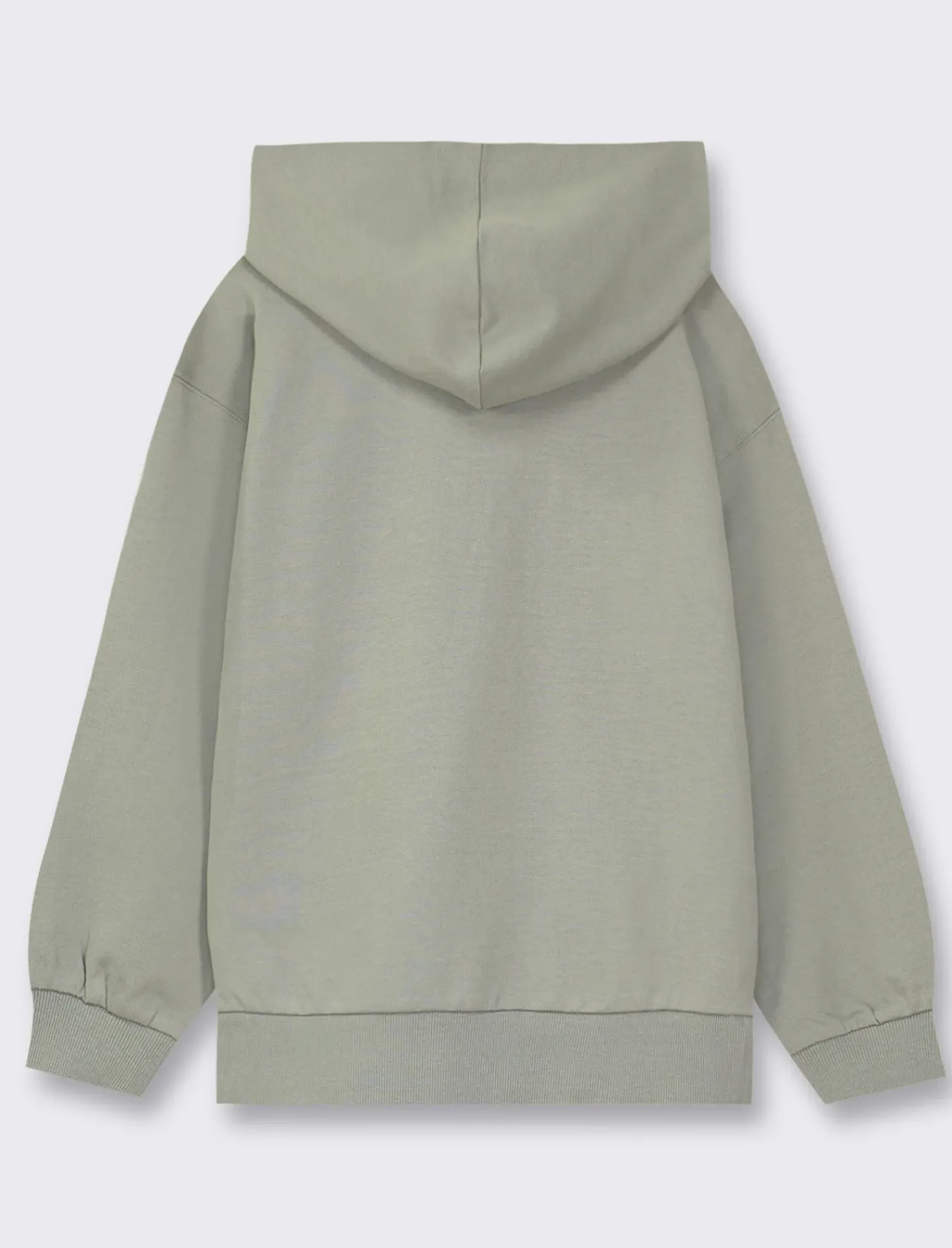 Bambino Piazza Italia Bambino|Felpe<Felpa con cappuccio e ricamo frontale, vestibiità over, fondo corpo e maniche con rib - Sabbia