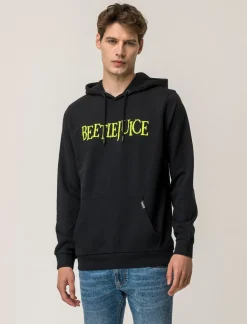 Uomo Piazza Italia Uomo|Felpe<Felpa con cappuccio e stampa LICENSE -