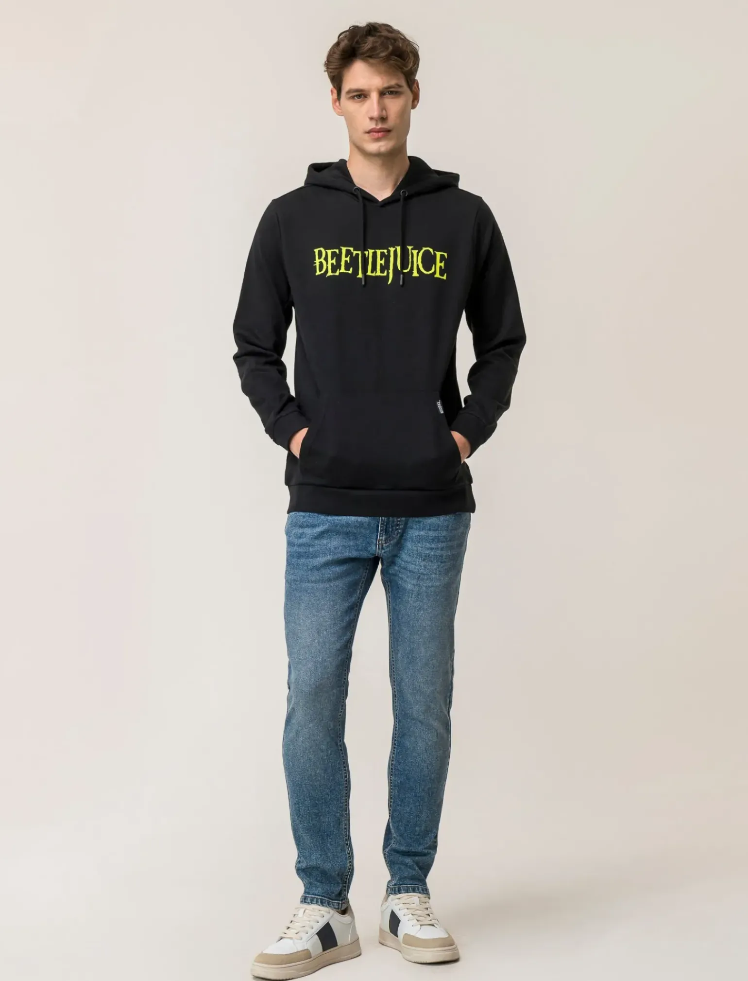 Uomo Piazza Italia Uomo|Felpe<Felpa con cappuccio e stampa LICENSE -