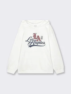 Bambino Piazza Italia Bambino|Felpe<Felpa con cappuccio e stampa frontale - sporco