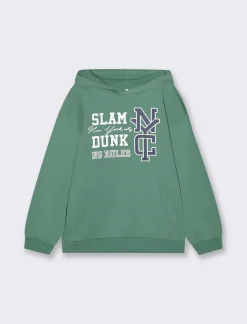 Bambino Piazza Italia Bambino|Felpe<Felpa con cappuccio e stampa frontale -