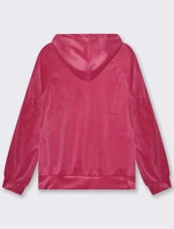 Donna Piazza Italia Maglieria<Felpa con cappuccio e tasche a marsupio sul davanti -