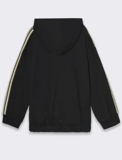 Piazza Italia Bambina|Felpe<Felpa con cappuccio in cotone elastico -