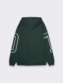 Uomo Piazza Italia Felpe<Felpa con cappuccio in misto cotone garzato regular fit - scuro