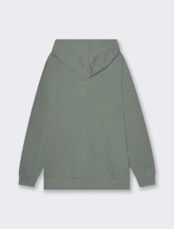 Uomo Piazza Italia Felpe<Felpa con cappuccio in misto cotone garzato melange -