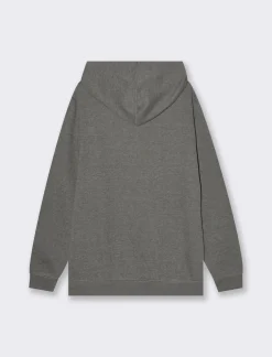 Uomo Piazza Italia Uomo|Felpe<Felpa con cappuccio in misto cotone garzato melange -