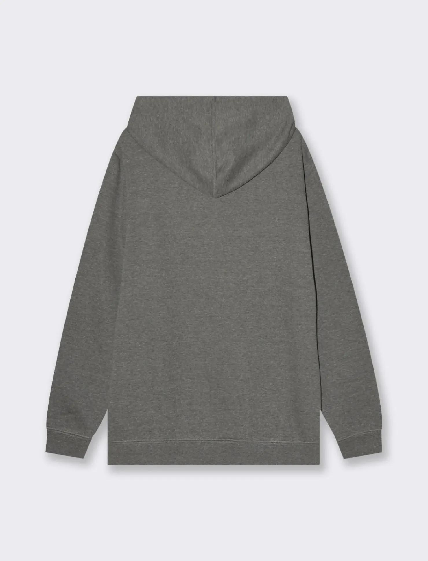 Piazza Italia Felpa con cappuccio in misto cotone garzato melange - Nero Cheap