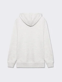 Uomo Piazza Italia Uomo|Felpe<Felpa con cappuccio in misto cotone garzato regular fit e tasca anteriore a marsupio - mel.