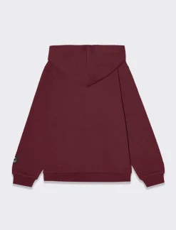 Bambino Piazza Italia Bambino|Felpe<Felpa con cappuccio tinta unita - Bordeaux