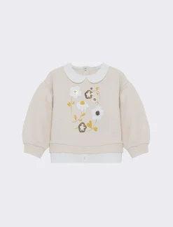 Piazza Italia Neonata<Felpa con inserti brillanti - Beige