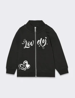 Piazza Italia Neonata<Felpa con stampa frontale e apertura con zip -