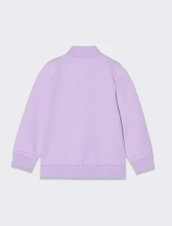 Piazza Italia Neonata<Felpa con stampa frontale e apertura con zip - Lilla