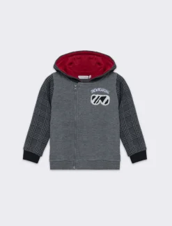 Piazza Italia Neonato|Felpe<Felpa con zip e cappuccio - Grigio mel.