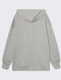 Piazza Italia Felpa con zip e cappuccio con coulisse tasca marsupio - Grigio Cheap