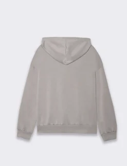 Donna Piazza Italia Felpe<Felpa con zip e cappuccio con coulizze tasca marsupio -