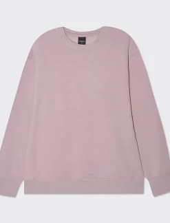 Donna Piazza Italia Donna|Felpe<Felpa crop con cappuccio e chiusura in metallo - glicine