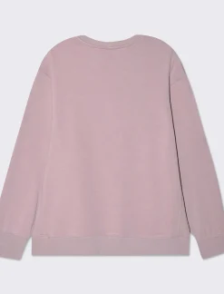 Donna Piazza Italia Donna|Felpe<Felpa crop con cappuccio e chiusura in metallo - glicine