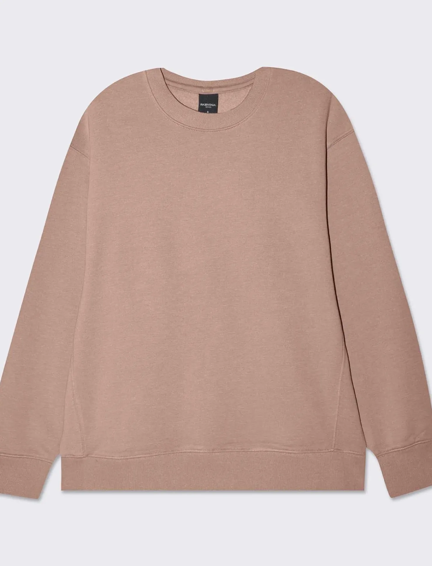 Piazza Italia Felpa crop con cappuccio e chiusura in metallo - castoro Grigio Fashion